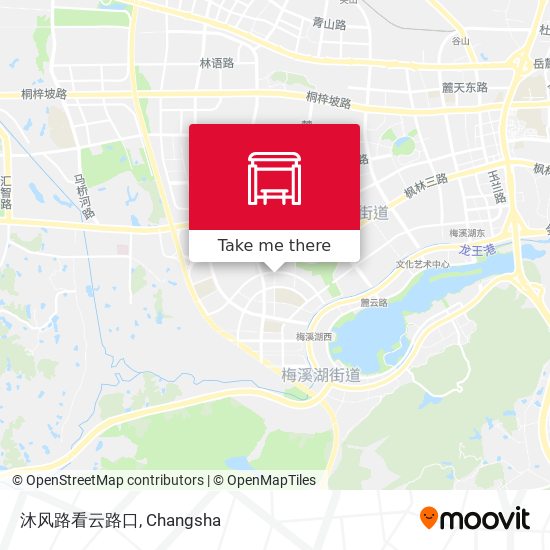 沐风路看云路口 map