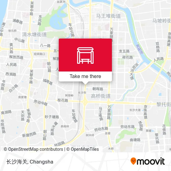 长沙海关 map