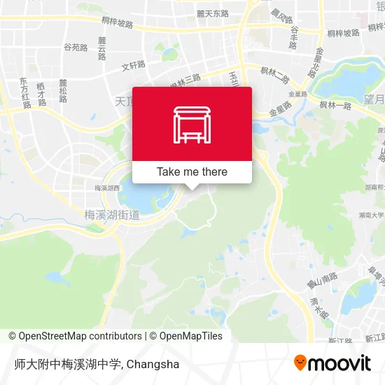 师大附中梅溪湖中学 map