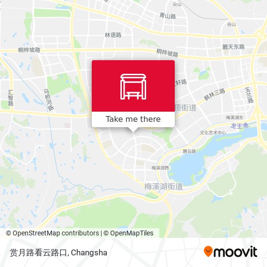 赏月路看云路口 map