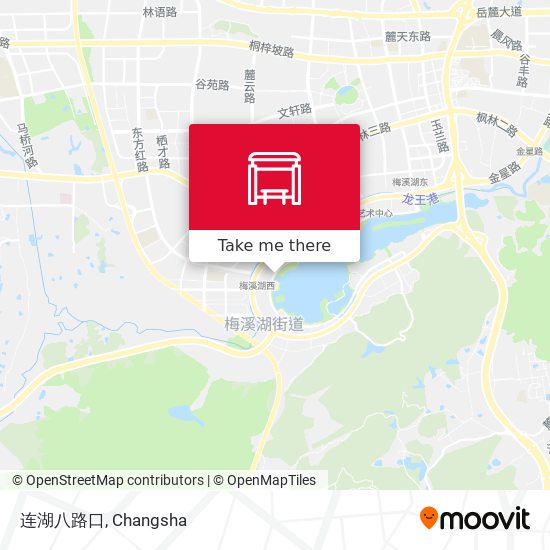 连湖八路口 map