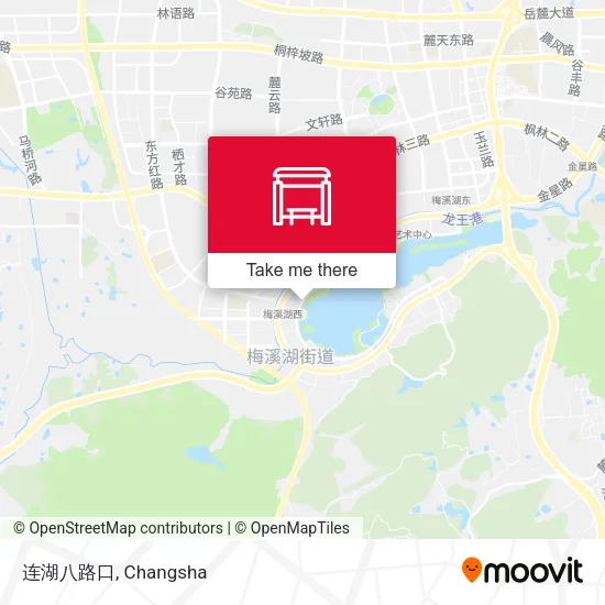 连湖八路口 map