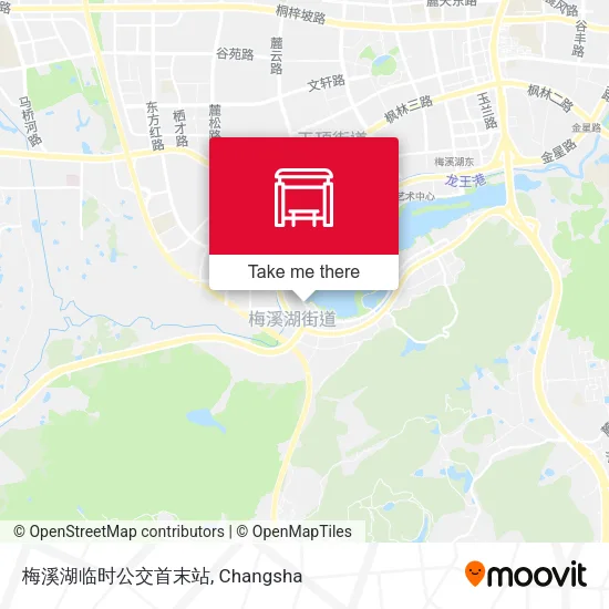 梅溪湖临时公交首末站 map