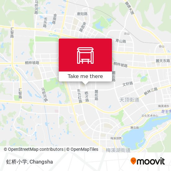虹桥小学 map
