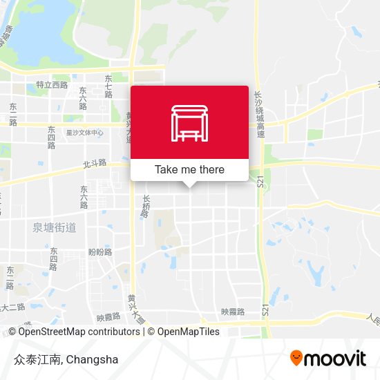 众泰江南 map