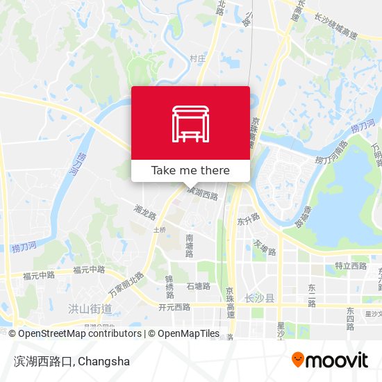 滨湖西路口 map