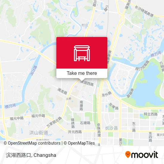 滨湖西路口 map