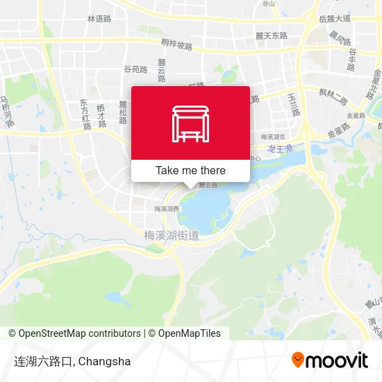 连湖六路口 map