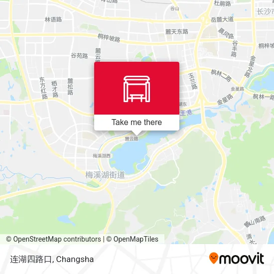 连湖四路口 map
