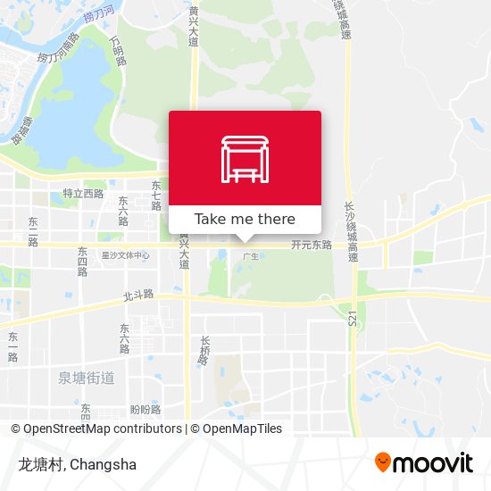 龙塘村 map