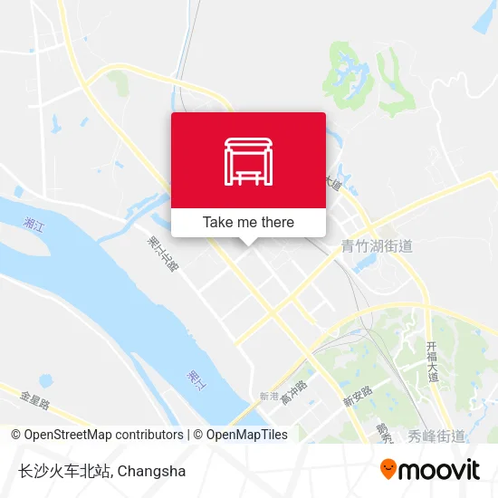 长沙火车北站 map