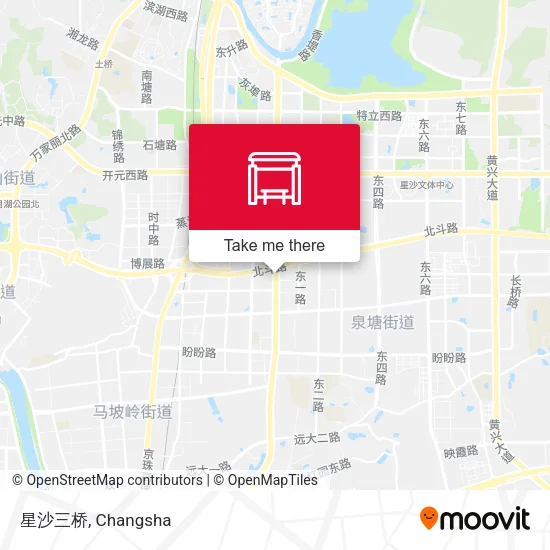 星沙三桥 map