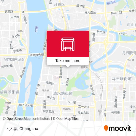 下大垅 map