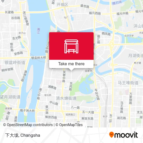 下大垅 map