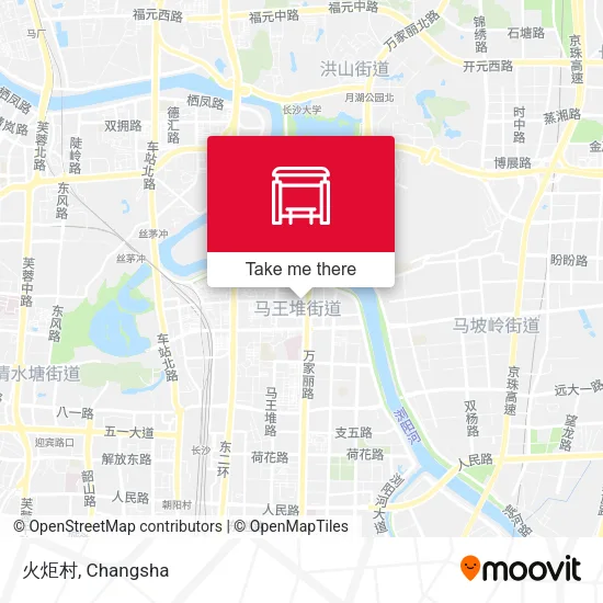 火炬村 map