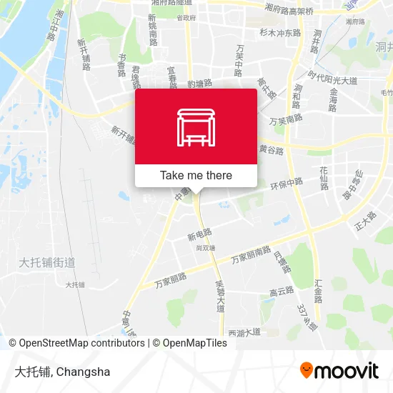 大托铺 map