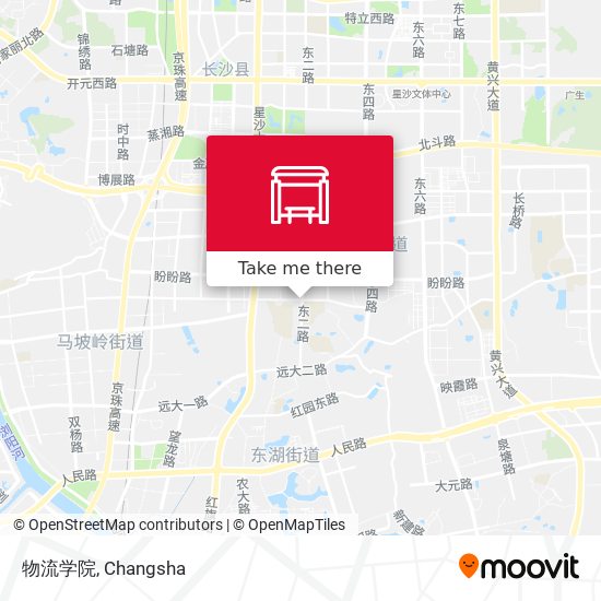 物流学院 map