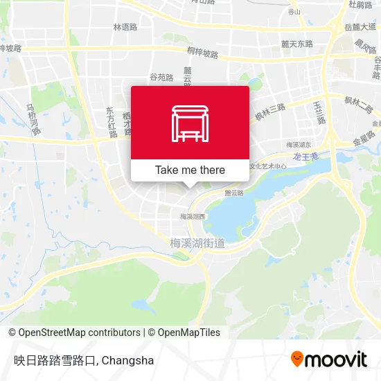 映日路踏雪路口 map