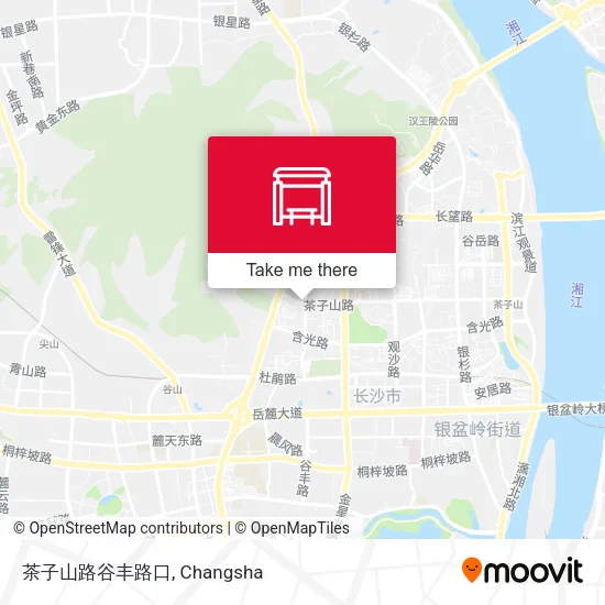茶子山路谷丰路口 map