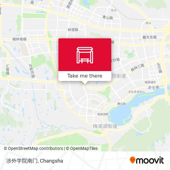 涉外学院南门 map