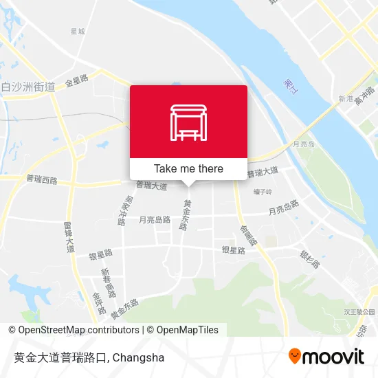 黄金大道普瑞路口 map