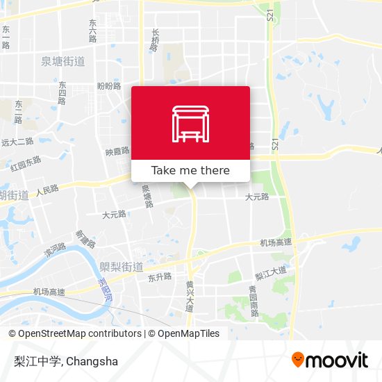 梨江中学 map