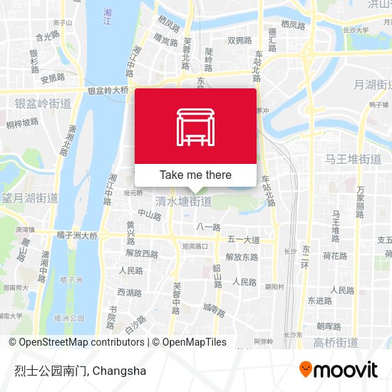 烈士公园南门 map