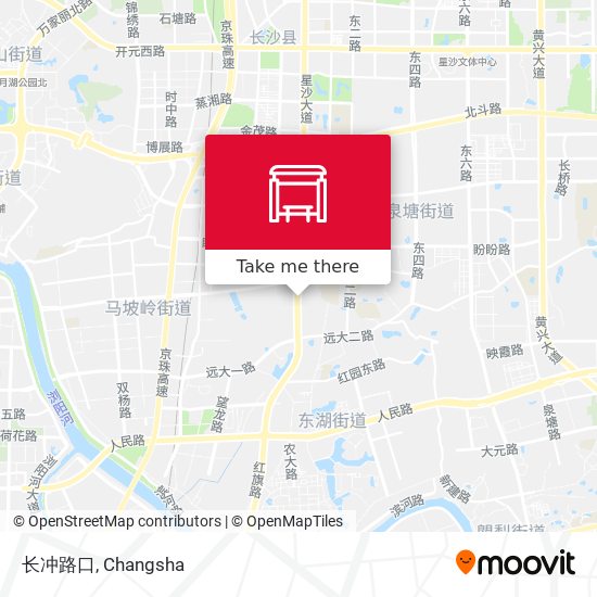 长冲路口 map