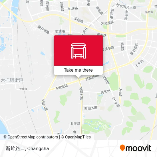 新岭路口 map