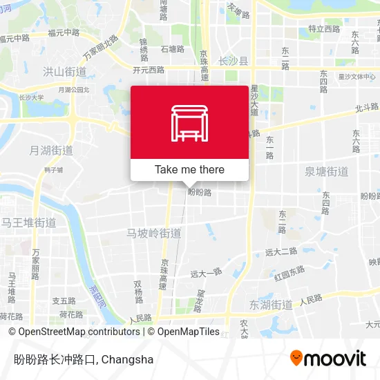 盼盼路长冲路口 map