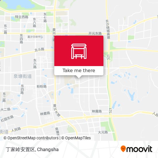 丁家岭安置区 map