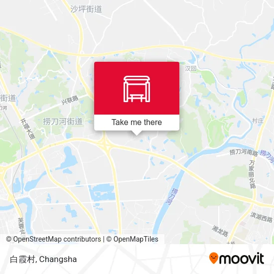白霞村 map