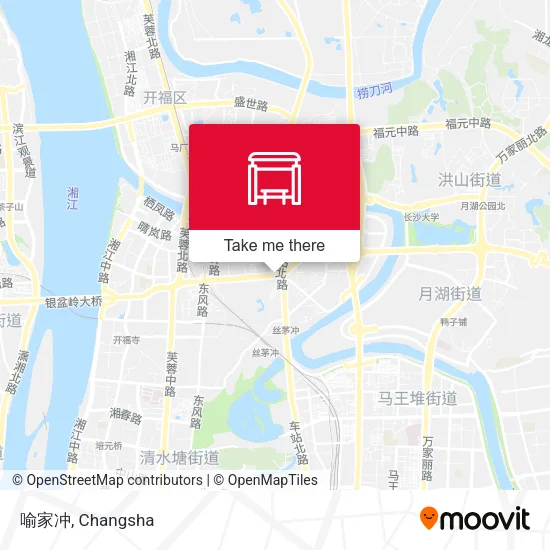 喻家冲 map