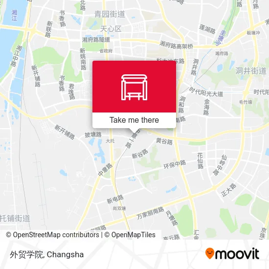 外贸学院 map