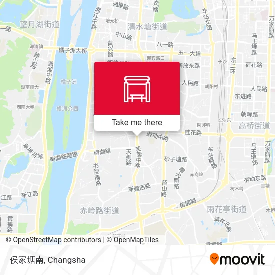 侯家塘南 map