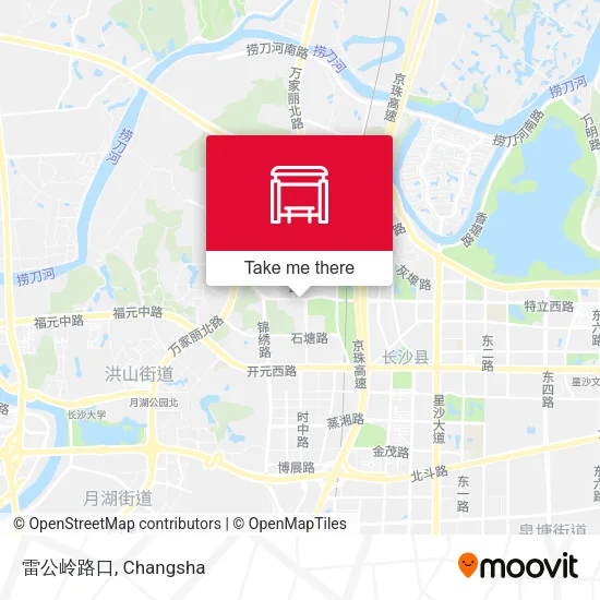 雷公岭路口 map