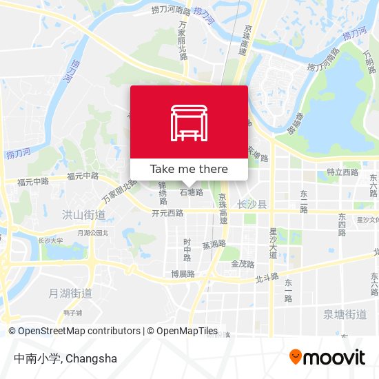 中南小学 map