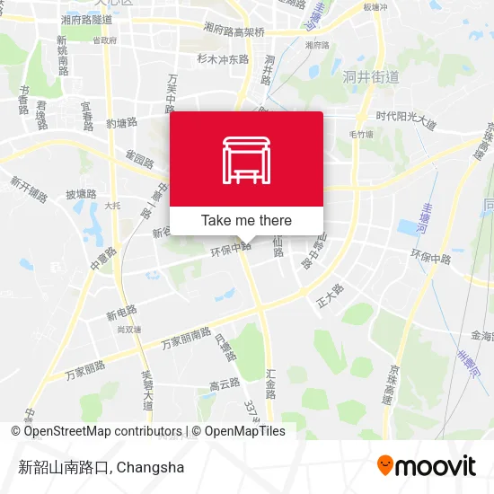 新韶山南路口 map