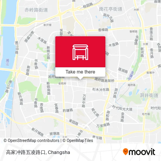高家冲路五凌路口 map