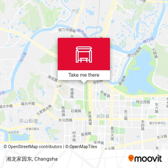 湘龙家园东 map