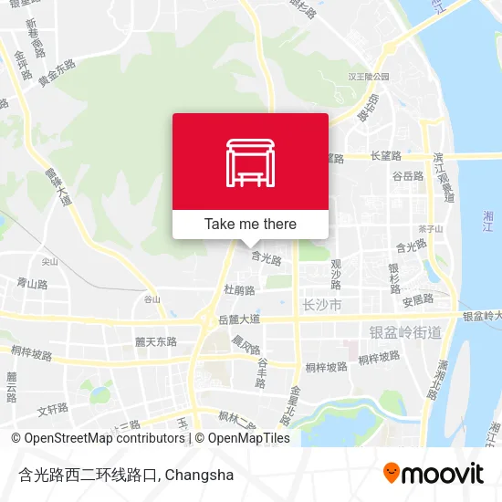 含光路西二环线路口 map