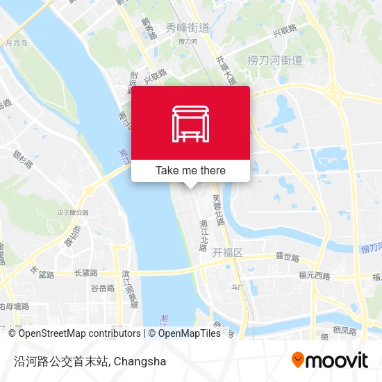 沿河路公交首末站 map