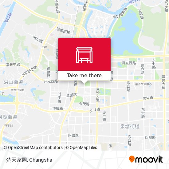 楚天家园 map