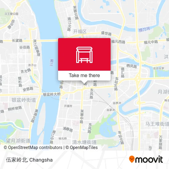 伍家岭北 map
