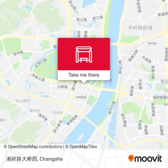 湘府路大桥西 map