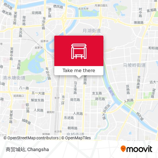 商贸城站 map