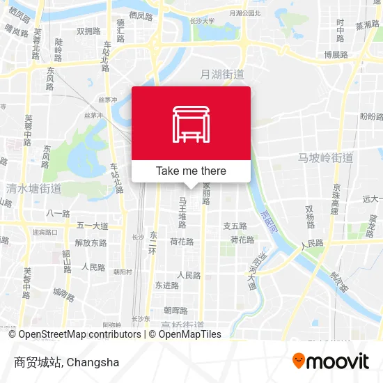 商贸城站 map