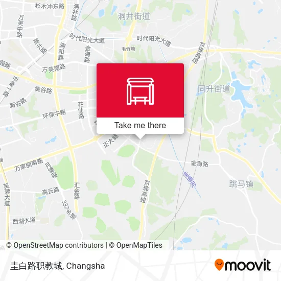 圭白路职教城 map