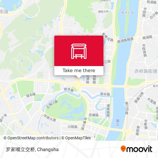 罗家嘴立交桥 map