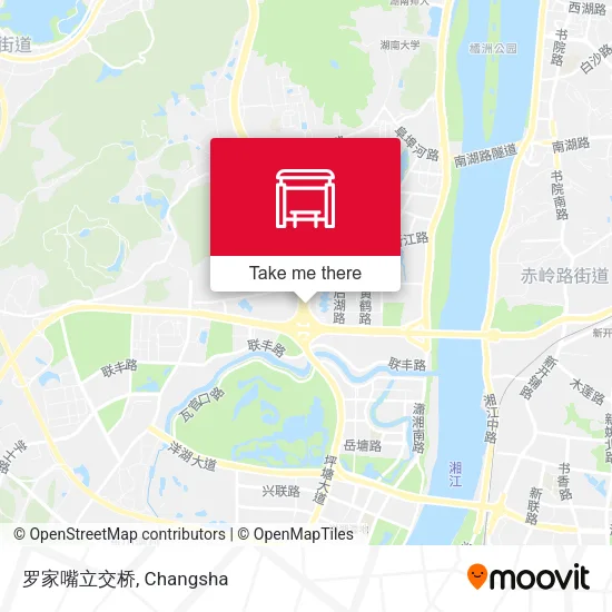 罗家嘴立交桥 map
